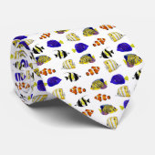 魚カラフル ネクタイ (ロール)