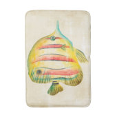 魚カラフル バスマット (正面縦)