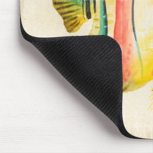 魚カラフル マウスパッド (コーナー)