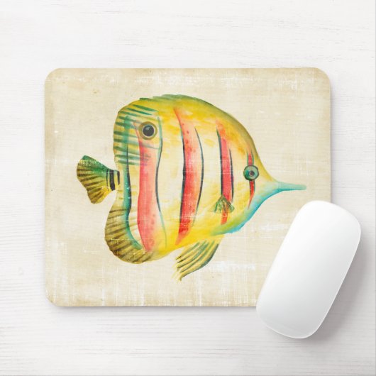 魚カラフル マウスパッド (マウス)
