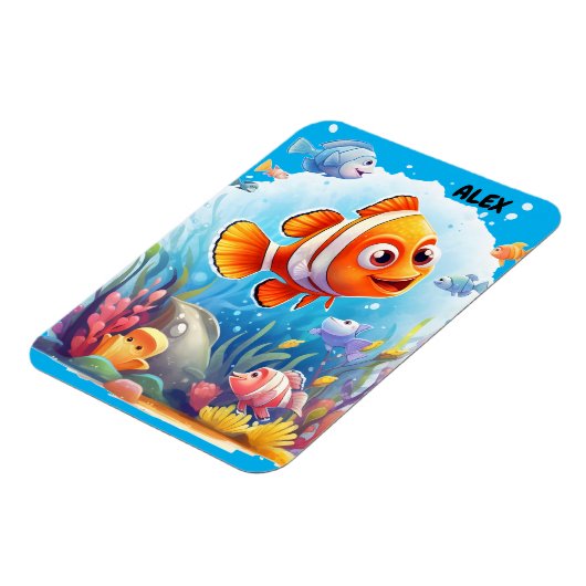 魚カラフル マグネット (左側)