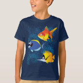 魚カラフル Tシャツ (正面)