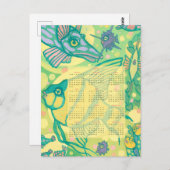 魚カレンダー2022水中海海洋動物 ポストカード (正面/裏面)