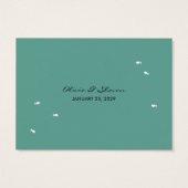 魚キスをするのサンゴのビーチお洒落キュイ結婚ズ (裏面)