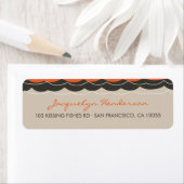 魚キスをするのサンゴのビーチお洒落キュイ結婚ズ ラベル (インサイチュ)