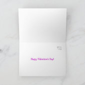 魚キスをするのバレンタインのラブカード シーズンカード (内部)