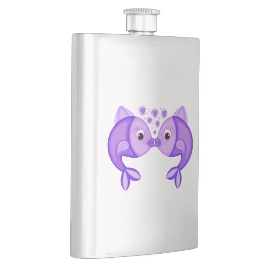 魚キスをする フラスク (右)