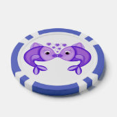 魚キスをする ポーカーチップ (シングル)