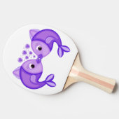 魚キスをする 卓球ラケット (横)