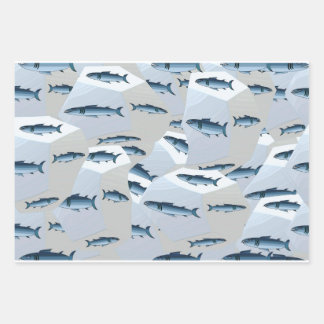 魚ギフト包装紙 ラッピングペーパーシート