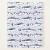 魚クール型パーソナライズされた学校 プランナー手帳 (裏面)