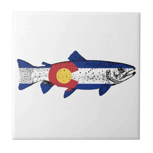 魚コロラド州 タイル (正面)