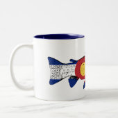 魚コロラド州 ツートーンマグカップ (左)