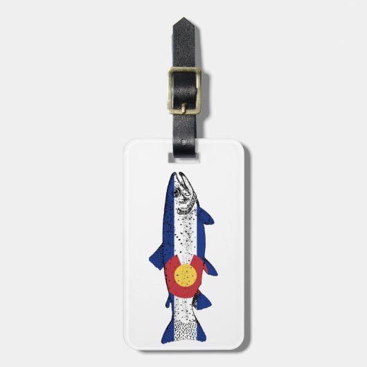 魚コロラド ラゲッジタグ (正面縦)
