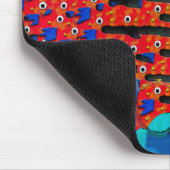 魚コンテンポラリー目抽象芸術 マウスパッド (コーナー)