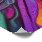 魚サイケデリック ポスター (角)