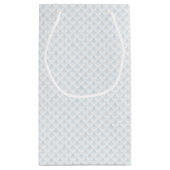 魚スケールの抽象芸術のベクトル背景 スモールペーパーバッグ (裏面)