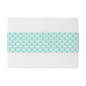 魚スケールパターン 招待状ベリーバンド (裏面例)