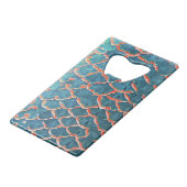 "魚スケール速度栓抜き" クレジットカード栓抜き (正面アングル)