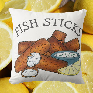 魚スティック魚の指タルタルソース クッション