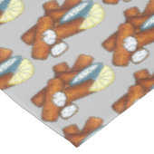 魚スティック魚の指タルタルソース テーブルクロス (アングル)