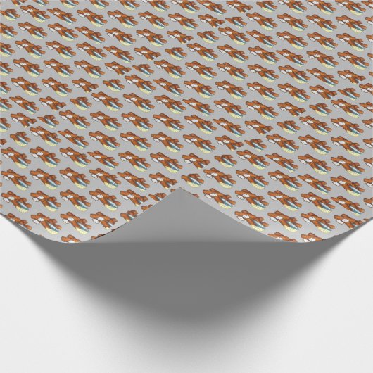 魚スティック魚の指タルタルソース ラッピングペーパー (角)