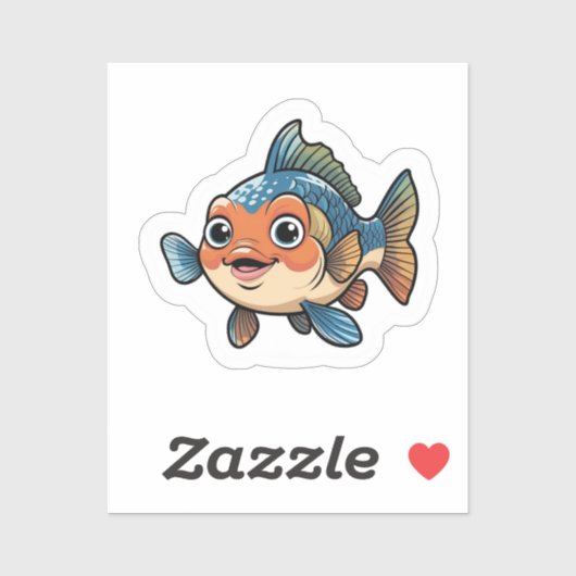 魚ステッカー シール (シート)