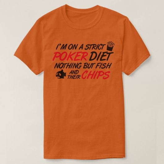魚チップ Tシャツ (デザイン正面)