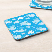 魚パターン コースター (左側)