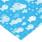 魚パターン ショートテーブルランナー (コーナー)