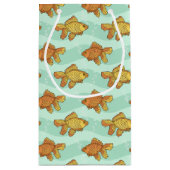 魚パターン スモールペーパーバッグ (裏面)