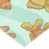 魚パターン テーブルクロス (アングル)