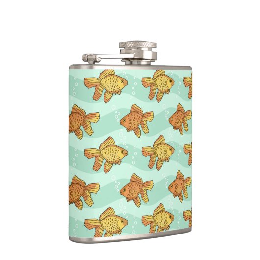 魚パターン フラスク (右)