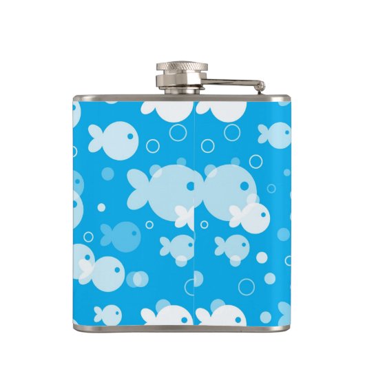 魚パターン フラスク (裏面)