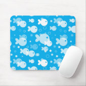 魚パターン マウスパッド (マウス)