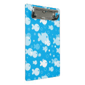 魚パターン ミニクリップボード (アングル)