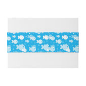 魚パターン 招待状ベリーバンド (裏面例)