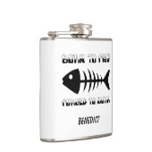 魚パーソナライズされたに釣り人のパパギフト生まれ。 フラスク (右)