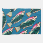 魚ビクトリアンのエプロン キッチンタオル (横)