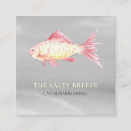 *~*魚ビーチコーラルサンドシーダイニングトロピカル スクエア名刺