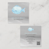 *~*魚ビーチサンドシーダイニングトロピカル  スクエア名刺 (正面/裏面)