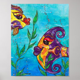 魚ファンシープリント ポスター