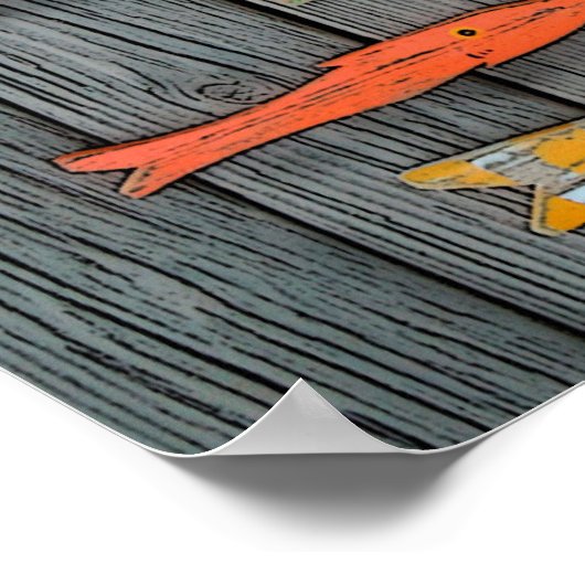 魚ファンシー ポスター (角)