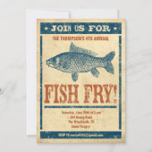 魚フライ招待状 招待状 (正面)