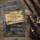 魚フライ素朴ー裏庭クックアウトピクニック 招待状