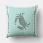 魚ボヘミアの沿岸縁どのカニ クッション (裏面)