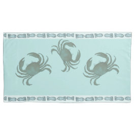 魚ボヘミアの沿岸縁どのカニ 枕カバー