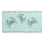 魚ボヘミアの沿岸縁どのカニ 枕カバー (裏面-左)