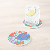 魚ポップ・アートの コースター (側面)