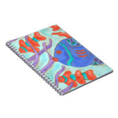魚ポップ・アートの ノートブック (右側)